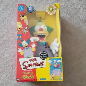 NEW Talking Krusty Doll The Simpsons Treehouse of Horrors Vintage NWT Playmates